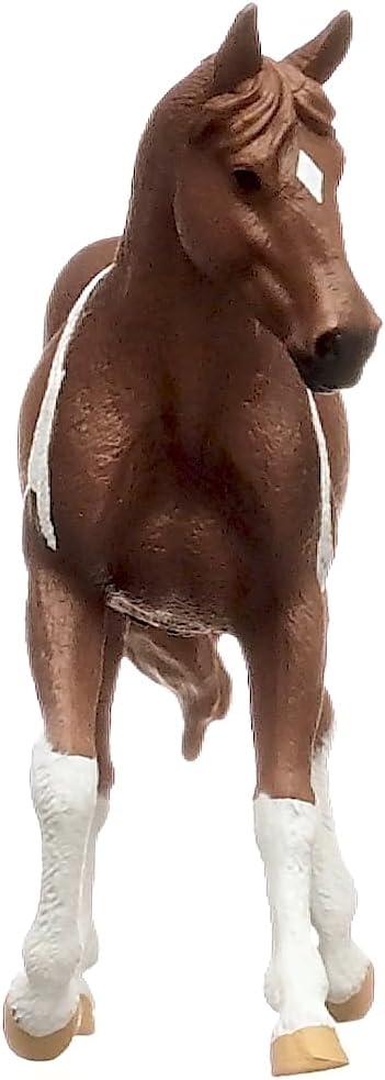 6" 5+ 14901 Schleich Horse Club - Paint Horse Mare - Hand-Painted Collectable, Realistic Toy Horse Figurine for Girls