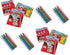 HAPPY DEALS ~ Fireman Coloring Books with Crayons - 12 Sets Fire Fighter Party Favors