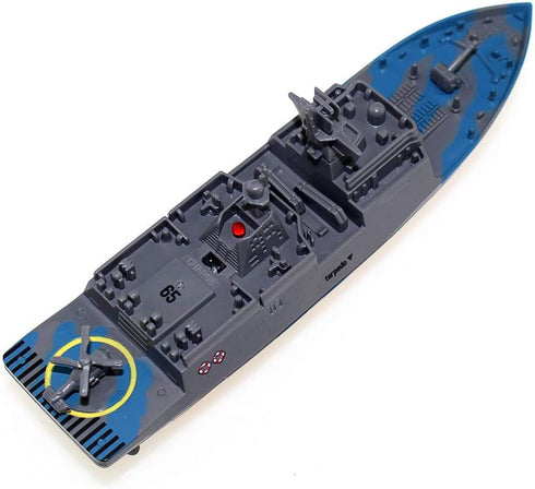 2.4 Swimming Tipmant Military RC Naval Ship Vessel Warcraft GHz Remote Control Boat Speedboat Electric Water for Pool