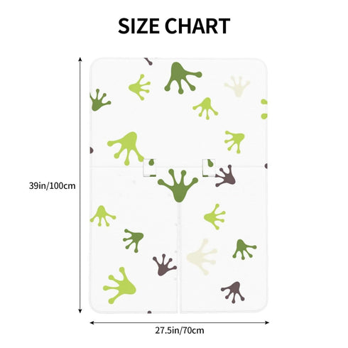 Hcpwzrf Footprints of Colored Frogs Baby Car Seat Cover & Nursing Cover - Breathable Stretch Multi-Use Cover