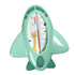 MUELODSIC Bath Thermometer Cartoon Plane Shape Floating Water Temperature Monitor for Safe and