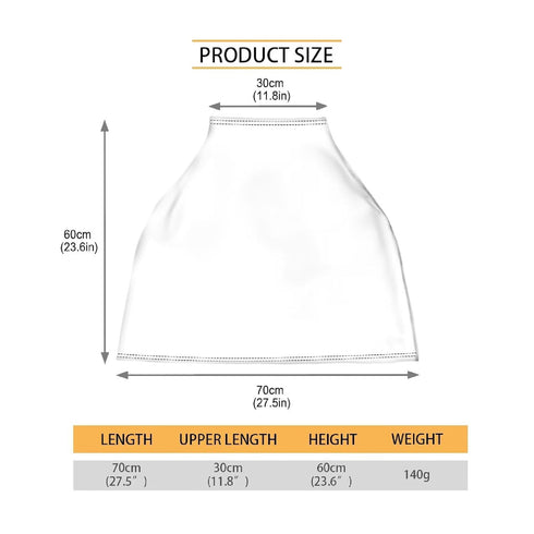 ZDCUSTOM Capybara Car Seat Cover for Baby Girl Elastic U Shaped Pillowcase Protector with Hidden Zipper Breastfeeding