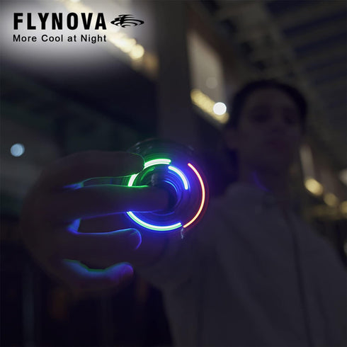 FLYNOVA Cool Kids Light Up Toys, Hand Operated UFO Drones, Mini Flying Orb with Lights, Indoor Outdoor Party Toys