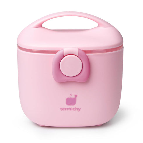 Termichy Portable Baby Formula Dispenser, Milk Powder Container with Carry Handle and Scoop for Travel, 8.8OZ