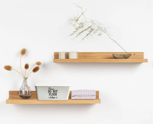 Baby Wipes Dispenser for Bathroom, Please DO NOT Flush Wipes Container Holder, White, Upgrade Size