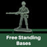 36 (USTVL47) U. S. Toy DELUXE BAG OF CLASSIC TOY GREEN ARMY SOLDIERS - Pc.