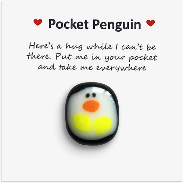 A Little Pocket Penguin Hug, Mini Cute Pocket Penguin Hug Animal Decoration, Special Encourage Birthday Wedding Party