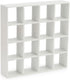 Miniature Furniture Storage Rack 1/12 Dollhouse Furniture 16 Grid Shelf Bookshelf Display