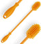 Silicone Bottle Cleaner with Long Handle, 12.5" Water Bottle Cleaning Brush for Baby Bottles, Hydro Flask, Sports