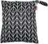 Damero 3pcs Travel Wet and Dry Bag with Handle for Cloth Diaper, Pumping Parts, Clothes, Swimsuit, Black Arrows