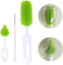 3 PCS Baby Bottle Cleaning Brush, Durable Silicone Bottle Brush for Washing Baby Bottles, Vases, and Glassware