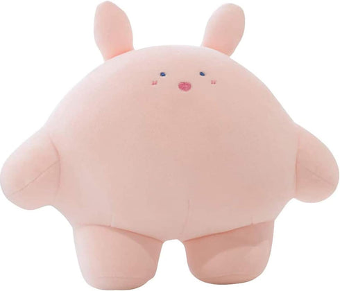 REFAHB 9" Soft Plush Rabbit Toy, Cylindrical Body Pillow for Kids, Cute Stuffed Animal