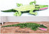 JOSON 65" Long Oversized Ferocious Stuffed Animal Plush Toy Alligator Simulation Crocodile