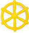 Barcaloo Kids Playground Pirate Ship Wheel - Yellow Steering Wheel for Swing Set, Toddler Playset
