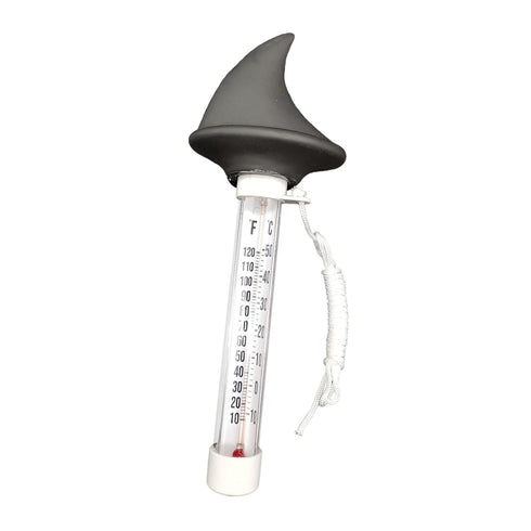 Baoblaze Floating Pool Thermometer Decor Shark Portable Decorative Easy Read Water Thermometer Water Temperature