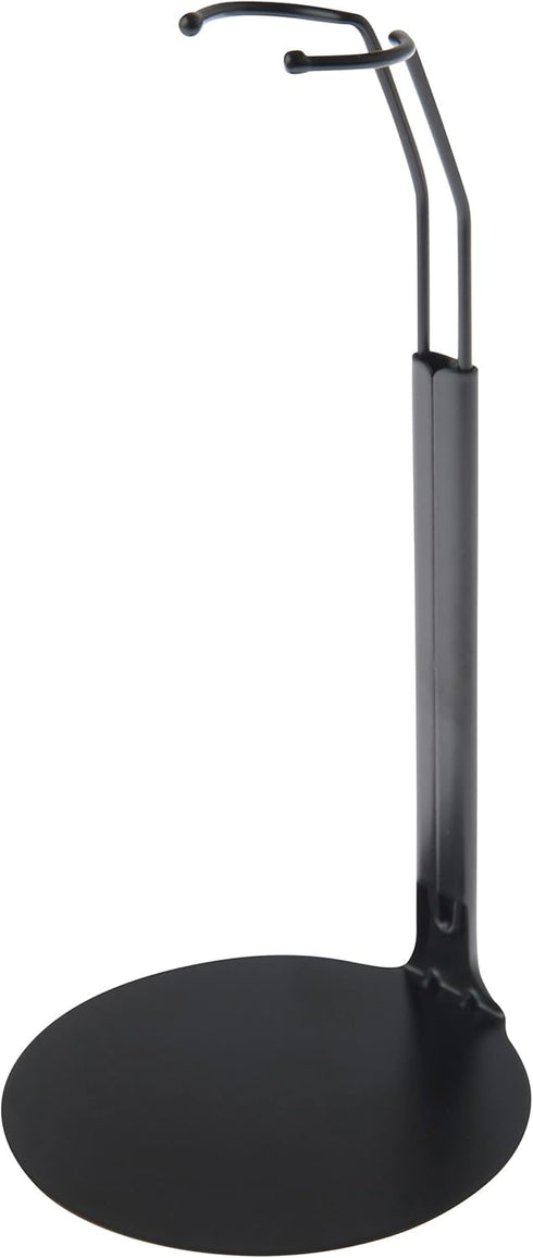 Plymor DSP-5125B Black Adjustable Doll Stand, Fits 10-12 inch Slim Waist Dolls, Pack of 6