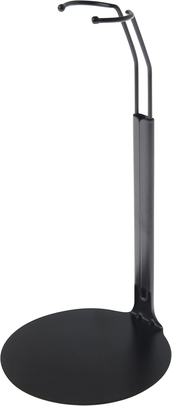 Plymor DSP-5125B Black Adjustable Doll Stand, Fits 10-12 inch Slim Waist Dolls, Pack of 6