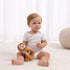 Apricot Lamb Stuffed Animals Security Blanket, Yellow Lion Infant Nursery Character Blanket, Plush (10 Inches)