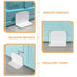 Vaguelly 4pcs Adhesive Furniture Anchors, Anti Tip Playpen Stabilizer, Home Supplies for Child Safety