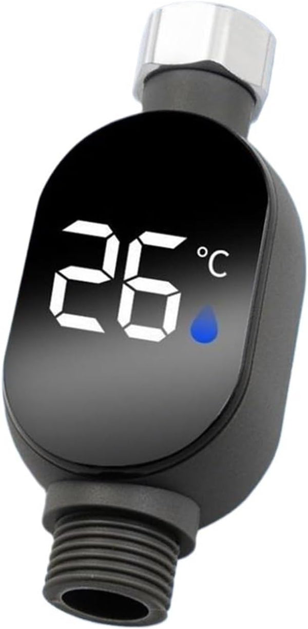 FTjireyr Shower Temperature Display, LED Gauge Led Digital Display Instant-Read for terproof Smart
