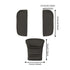 DYNWAVE Baby Stroller Shoulder Cover Seat Belt Protector with Crotch Pad, Universal Soft Seat Belt Cover for Kids, Car