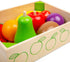 Set Bigjigs Toys Wooden Fruit Storage Crate - Role Play Food