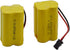 Blomiky 2 Cuboid 4.8V 700mAH AA NiCd Rechargeable Battery - SM-2P Connector for RC Boat and Bus