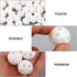 10Pcs White Rattle Balls Inserts for Rattle Box Repair, Noise Maker Insert for Dolls and Plush Rings