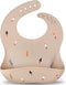 Accmor Silicone Baby Bibs, Waterproof Soft Bibs for Baby Girls Boys Feeding