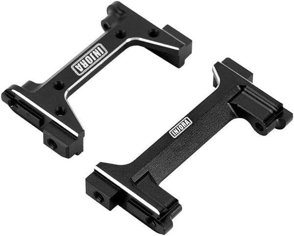 INJORA CNC Aluminum Front and Rear Bumper Mount for 1/18 RC Crawler TRX4M Defender and Bronco Upgrade