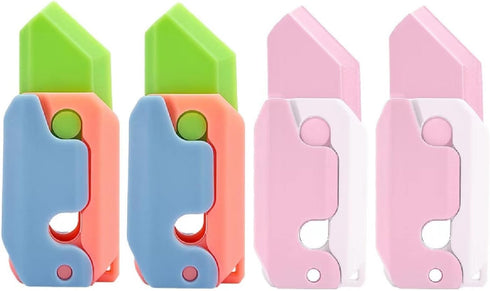 ToySupplyFun 3D Printing Fidget Knife Toy for Adults - Funny Plastic EDC Carrot