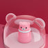 CoaGu Pink Compact Powder Case with Puff - Ideal for Body Dusting for Moms & Babies