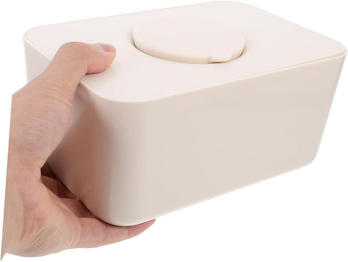 Wet Tissue Dispenser Box Portable Silicone Holder for Car Office Home Capacity Easy Access Wipe Storage for Care