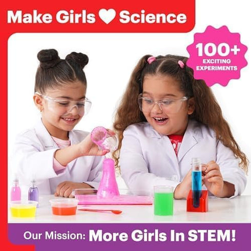 Doctor Jupiter Girls First Science Experiment Kit for Kids Ages 4-8, Birthday Gift Ideas for STEM Learning &