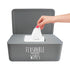 Moorfowl Flushable Baby Wipes Dispenser for Bathroom, 7.28" L * 4.80" W