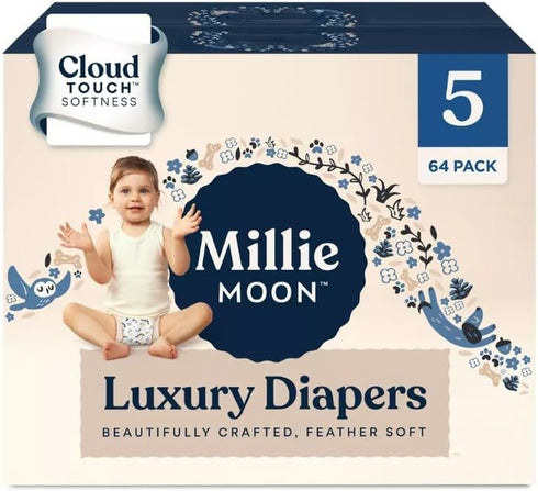 Generic Millie Moon Luxury Diapers - (Size 5 and Count 64)