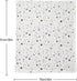 Bunnikins & Clover Lightweight Plush Flannel Baby Blanket - Super Soft Floral Fleece for Crib and Toddler Bed