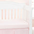 2 Pack 100% 28in 52in, EVERYDAY KIDS Fitted Girls Crib Sheet, Soft Breathable Cotton Baby Sheet, Fits Standard Size