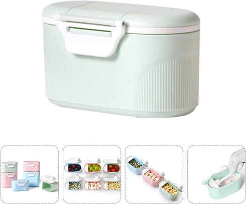 Portable Baby Formula Dispenser - Travel-Friendly Milk Container, Leak-Proof