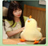 Funny Fat Chicken Plush Pillow - 17.7" Super Soft Simulation Mother Hen Doll, Cute Neck Pillow for Boys, Girls
