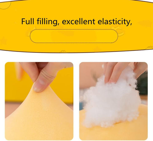 Plush Duck Stuffed Animal - 15.7in Long-Legged Yellow Duckling Soft Toy for Kids and Friends