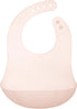 Olababy Fold N Go Silicone Baby Bib with Travel Case, Soft Lightweight Waterproof Bibs for Infants & Toddlers