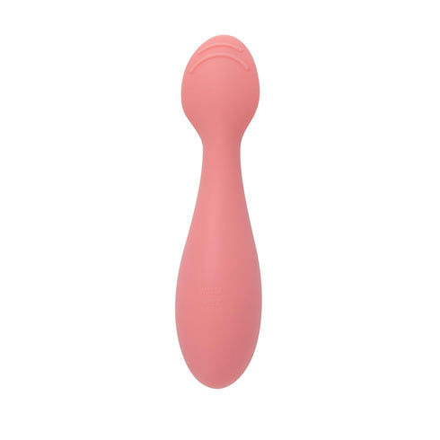 Nuby Silicone Mini Spoons, 2-Pack, Baby-Led Weaning Spoons for Babies, 4+ Months, Pink