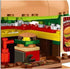General Jim's Burger Joint Restaurant 209 Piece Modular Building Blocks Brick Model Or Amusement Park Burger Stand Building Blocks Brick Toy Playset