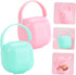 Set 2 Yardwe Portable Pacifier Box for Infants Pcs Lidded Soother Case Dustproof Design Convenient Travel Storage