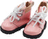 niannyyhouse Plush Doll Boots Leather Shoes 20cm Length 5.5cm Doll Accessories Dress Up (Pink)