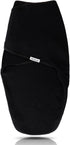 Baby Swaddle Blankets, Soft and Cozy Organic Cotton Black Swaddle Wrap, Receiving Blankets for Baby Girl Boy, 0-3 Months