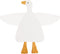 Baby Toys Lovey Blanket, Soft Duck Blankets for Newborn Essentials 0-6 Months, Sensory Security Blanket (White, Duck)