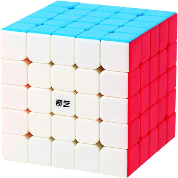 5x5 Speed Cube Stickerless Puzzle Toys Gift (Qizheng Version)