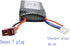 Blomiky 1 Pack 11.84Wh 7.4V 1600mAh T Connector Plug Li-Po Battery with USB Cable for 9125 RC Truck Cars